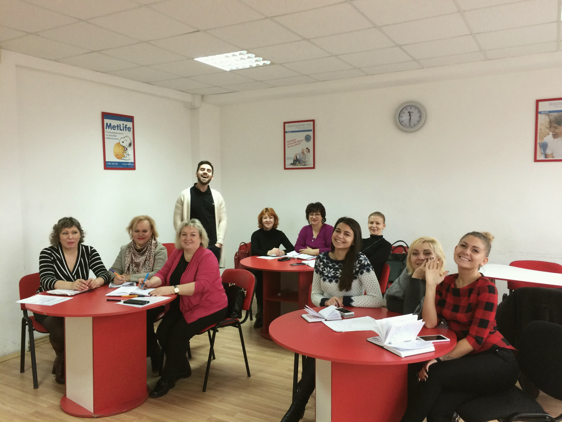 Заняття для групи в навчальному класі